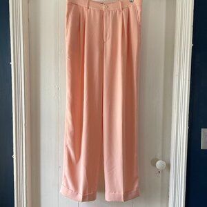 Lauren Ralph Lauren Pants Womens 10 Pink Pleated Dress Trouser Career Event EUC